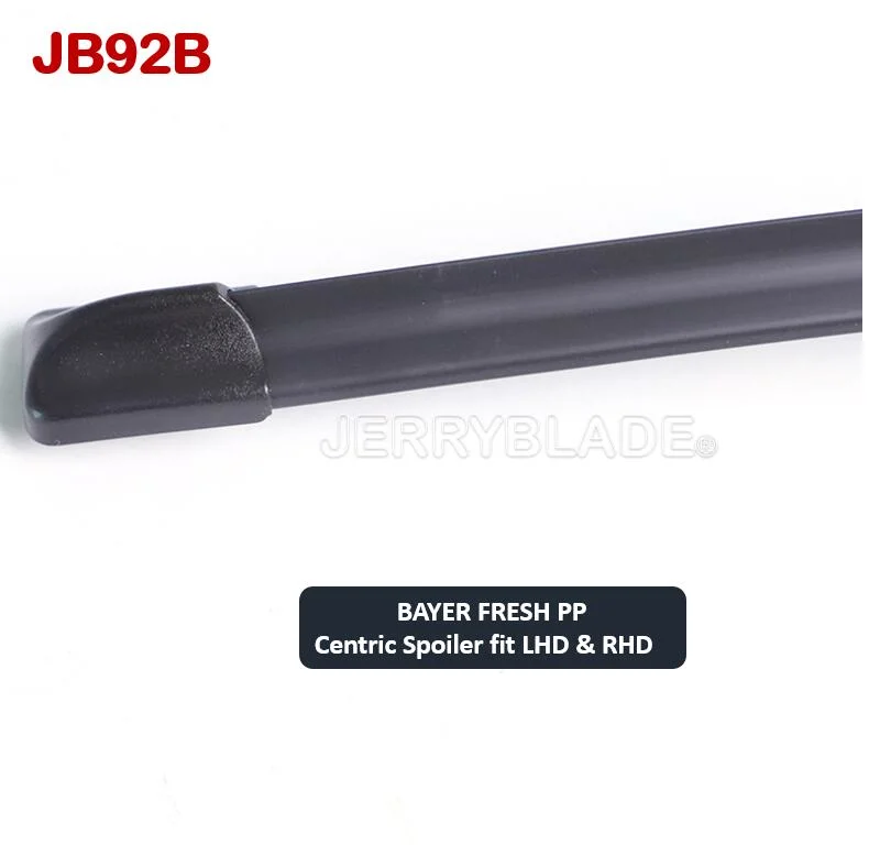 Jerryblade Universal Hook Pin Bayonet Frameless Wiper Blade Flat Beam Blade Centric Aerotwin for LHD & Rhd Jb92b Hot Sales OEM Factory Supply 12′′-28′′