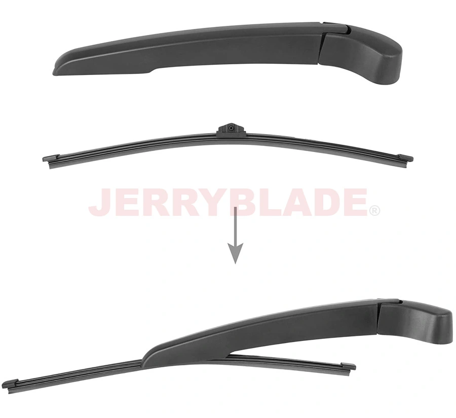 Jerryblade Rear Windshield Wiper Blade Arm Set for BMW X1 F48 2015-2020 - 340mm 14inch OE 61627356223,61627356224,61627356224 Kit,7356223,7356224 OE Replacement
