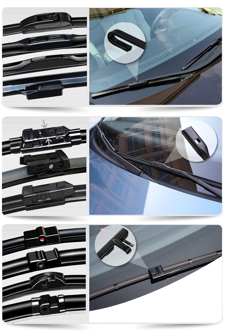 Cheap Price Auto Part Windshield Wiper Blades with Soft and Multi-Functional Adaptor